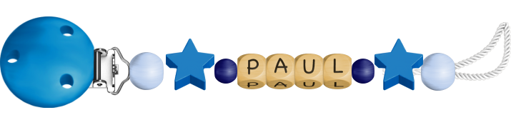 personalisierte Schnullerkette