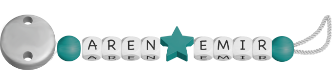 personalisierte Schnullerkette