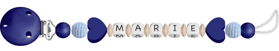 personalisierte Schnullerkette