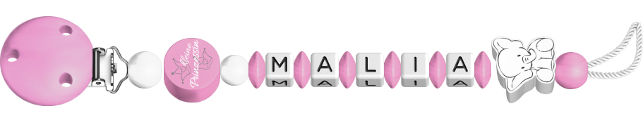 personalisierte Schnullerkette