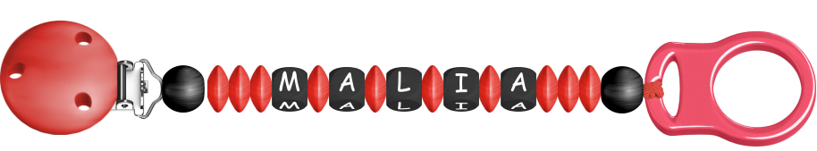 personalisierte Schnullerkette