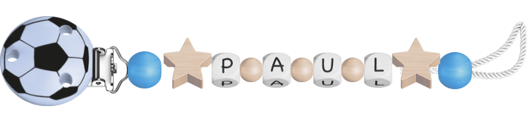 personalisierte Schnullerkette