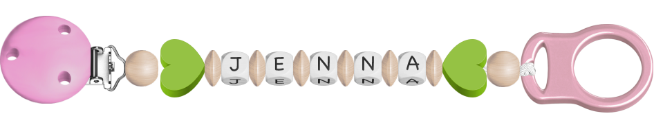 personalisierte Schnullerkette