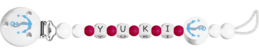 personalisierte Schnullerkette