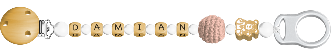 personalisierte Schnullerkette