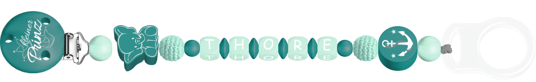 personalisierte Schnullerkette