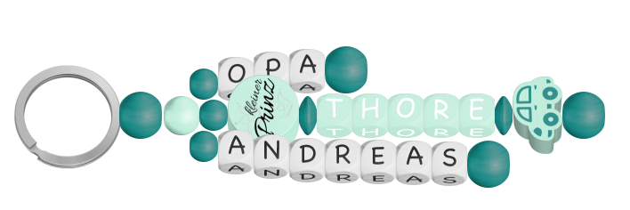 personalisierte Schnullerkette