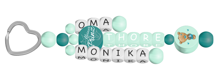 personalisierte Schnullerkette