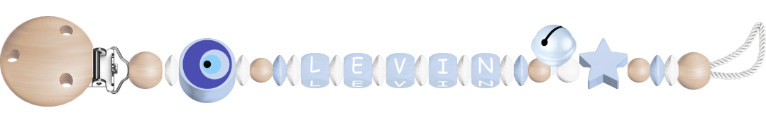 personalisierte Schnullerkette