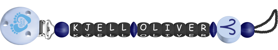 personalisierte Schnullerkette