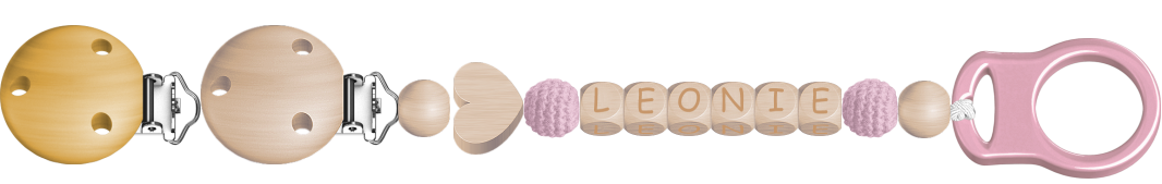 personalisierte Schnullerkette