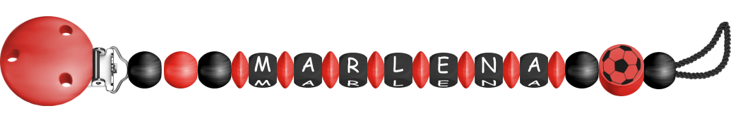 personalisierte Schnullerkette