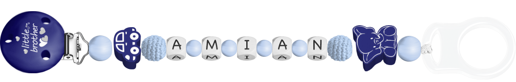 personalisierte Schnullerkette