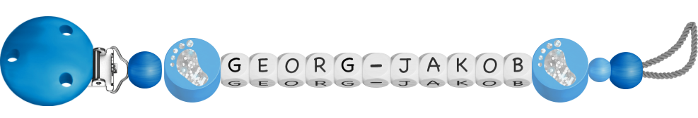 personalisierte Schnullerkette