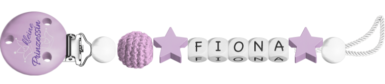 personalisierte Schnullerkette