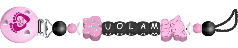 personalisierte Schnullerkette