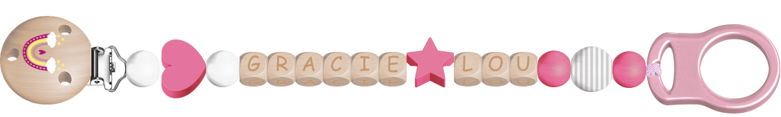 personalisierte Schnullerkette
