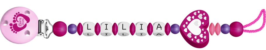 personalisierte Schnullerkette