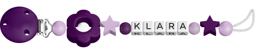 personalisierte Schnullerkette