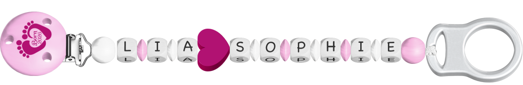 personalisierte Schnullerkette