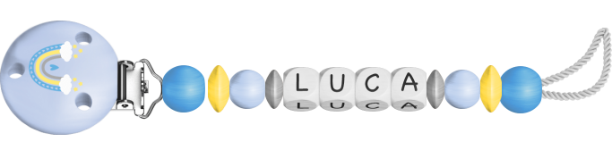 personalisierte Schnullerkette