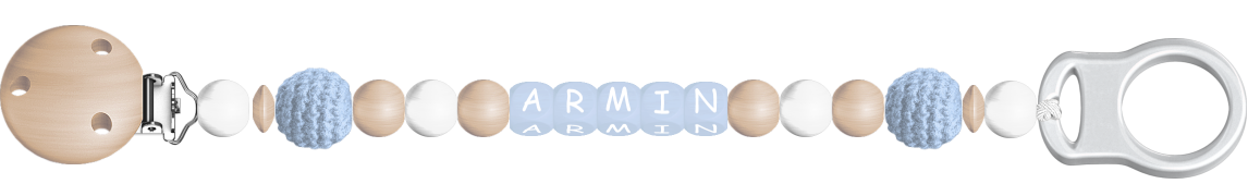 personalisierte Schnullerkette